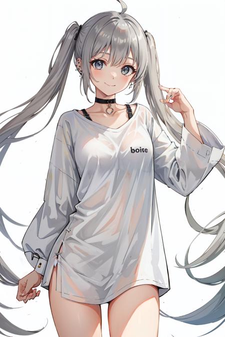 anime girl wearing shirt