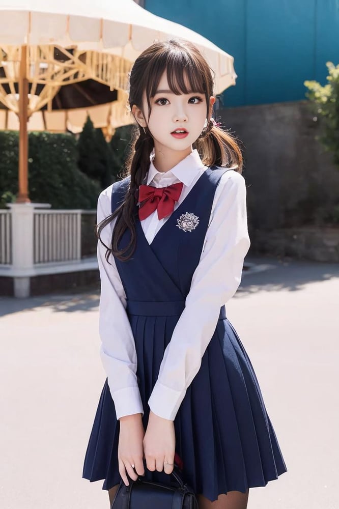 JK vest skirt 护奶裙 - AI LoRA model on PixAI