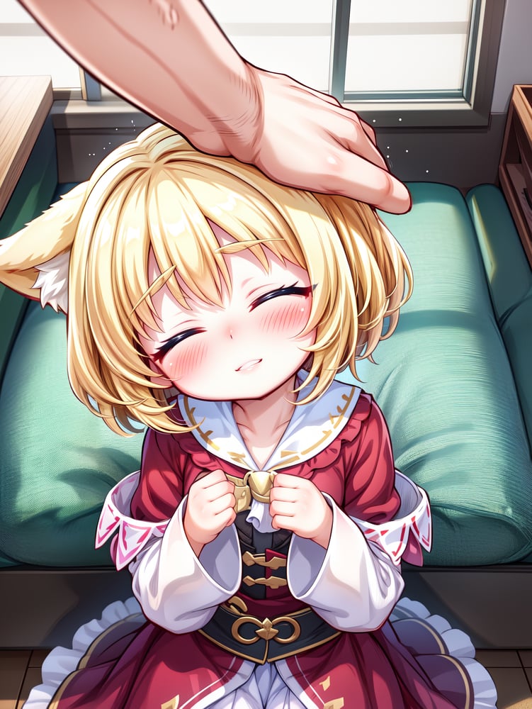 AI art "Headpats"