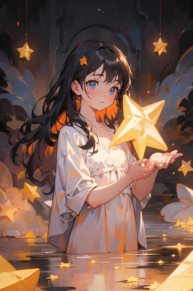 128-Glowing stars v1 - 发光星星 - AI Model cover image