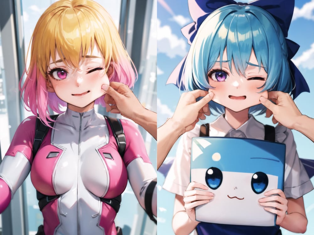 Cheek Pinching (Concept) - AI Model cover image