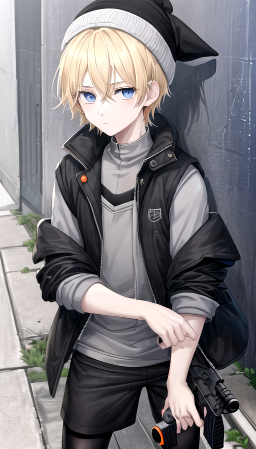 AI art "Klein younger"
