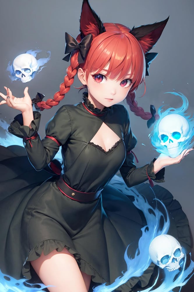 kaenbyou rin (touhou) 火焰猫燐 东方project - AI LoRA model on PixAI