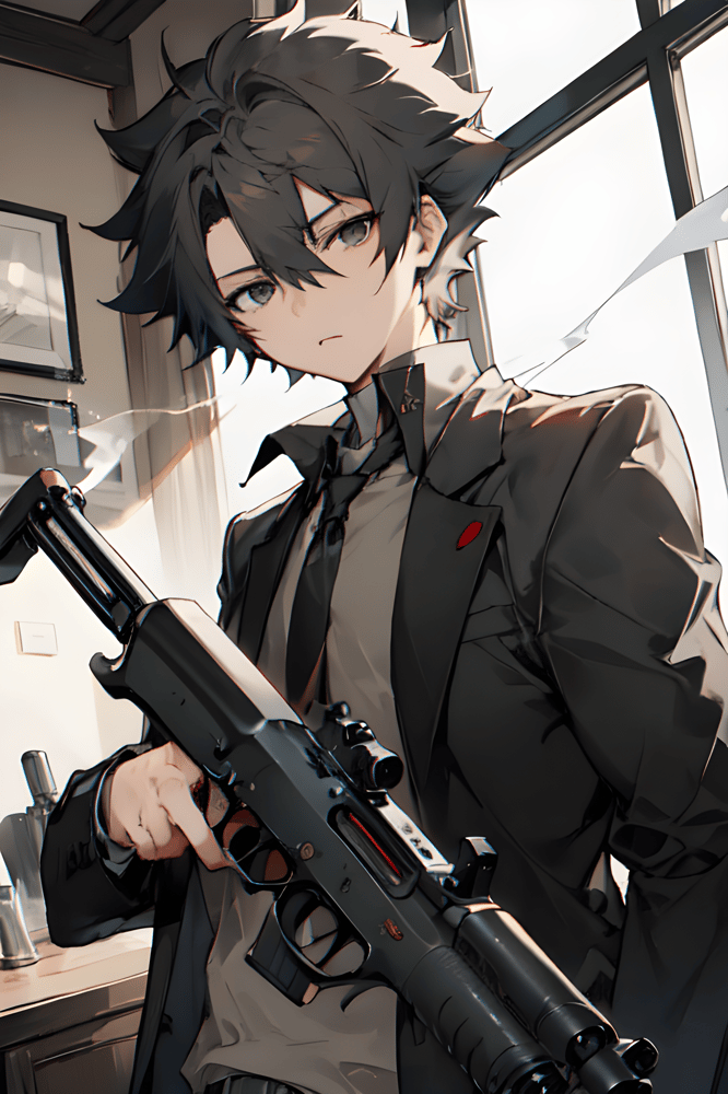 AI art "Kiritsugu Emiya"