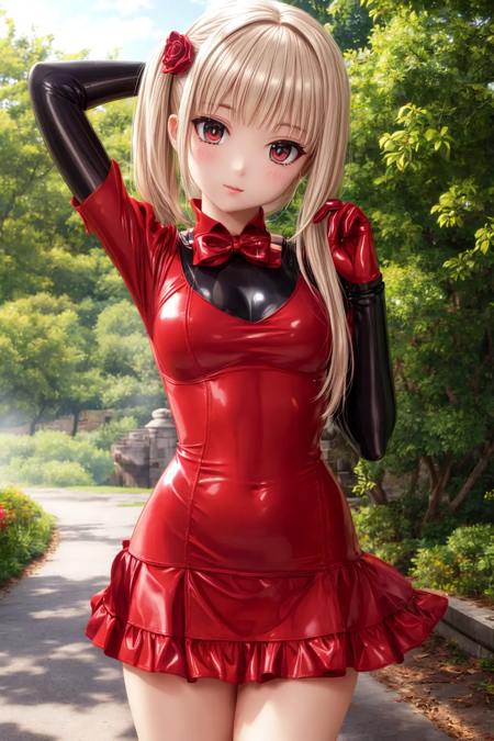 SSSSLLDDLL (shiny sissy luxury latex dress for doll) - AI checkpoint model on PixAI