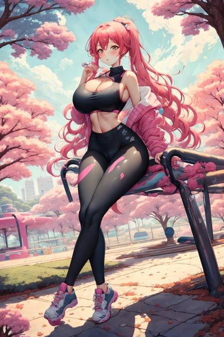 Scrunchbutt Leggings - V3 皱褶紧身裤 - AI Model cover image