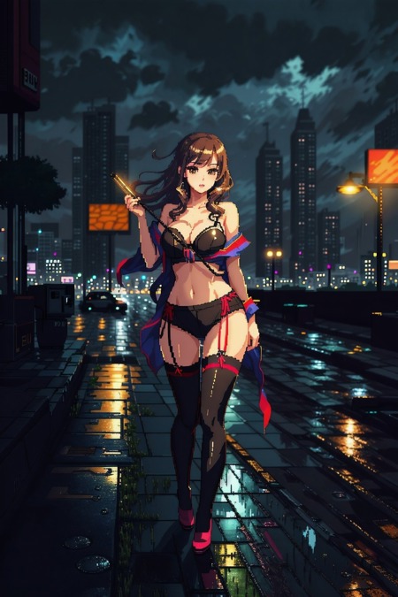 Pixel Art - AI LoRA model on PixAI