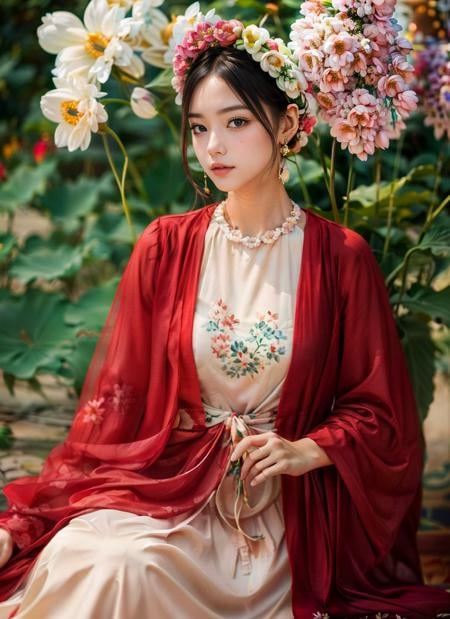 Vietnamese dress (áo tứ thân) - AI Model cover image