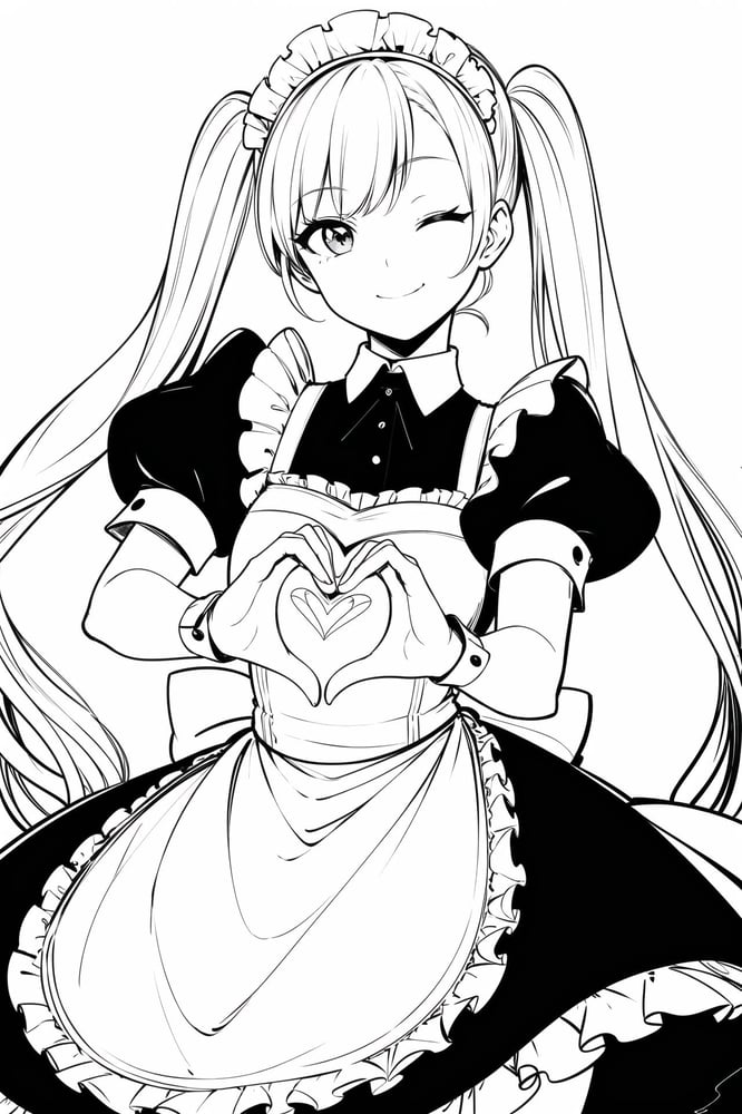 Anime Lineart Style v4.0 - AI LoRA model on PixAI