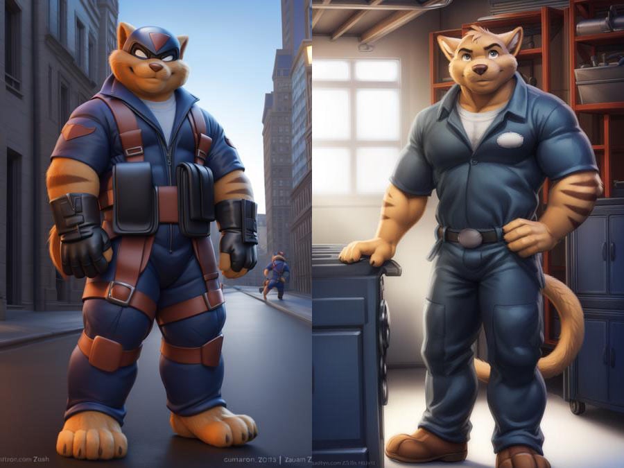Chance Furlong/T-Bone (SWAT Kats), Furry Character LoRA by Orion_12 - AI LoRA model on PixAI