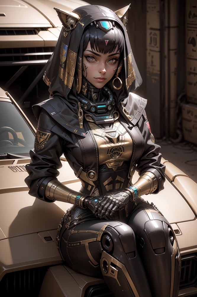 Egyptpunk - Bastet - AI LoRA model on PixAI