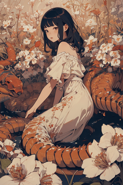 AI art "centipede"