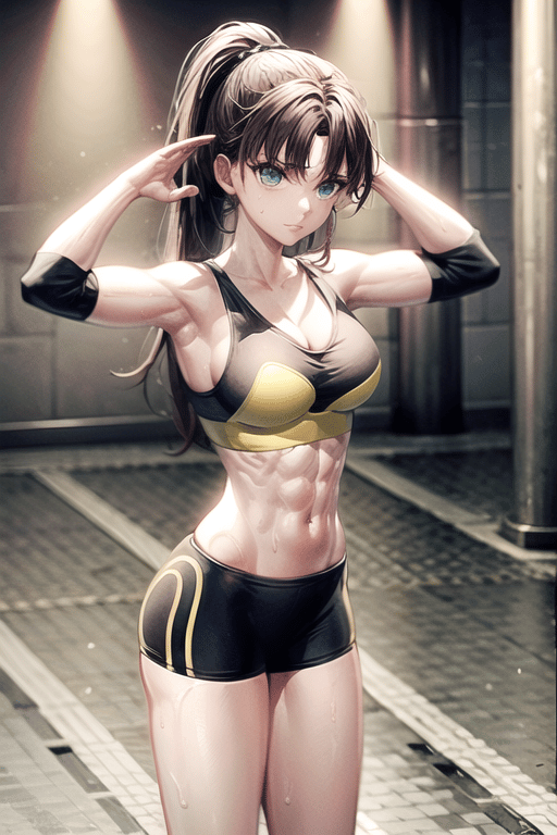 fighting Rin tohsaka - AI LoRA model on PixAI