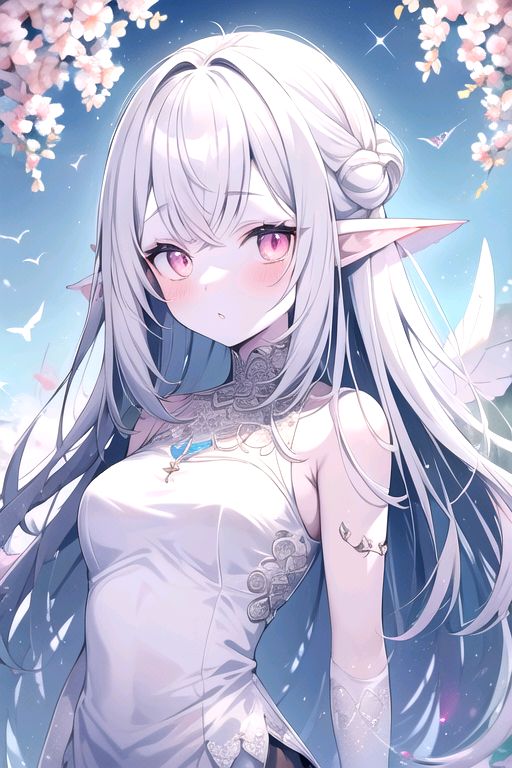 AI art "Snowy Elf"