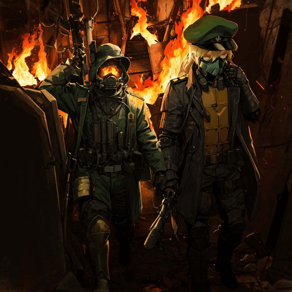 AI art "Too many fire 🔥"