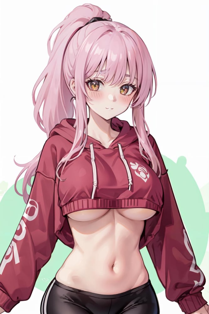 Cropped Hoodie Underboob (Anime +Realistic) | Goofy Ai - AI Model cover image