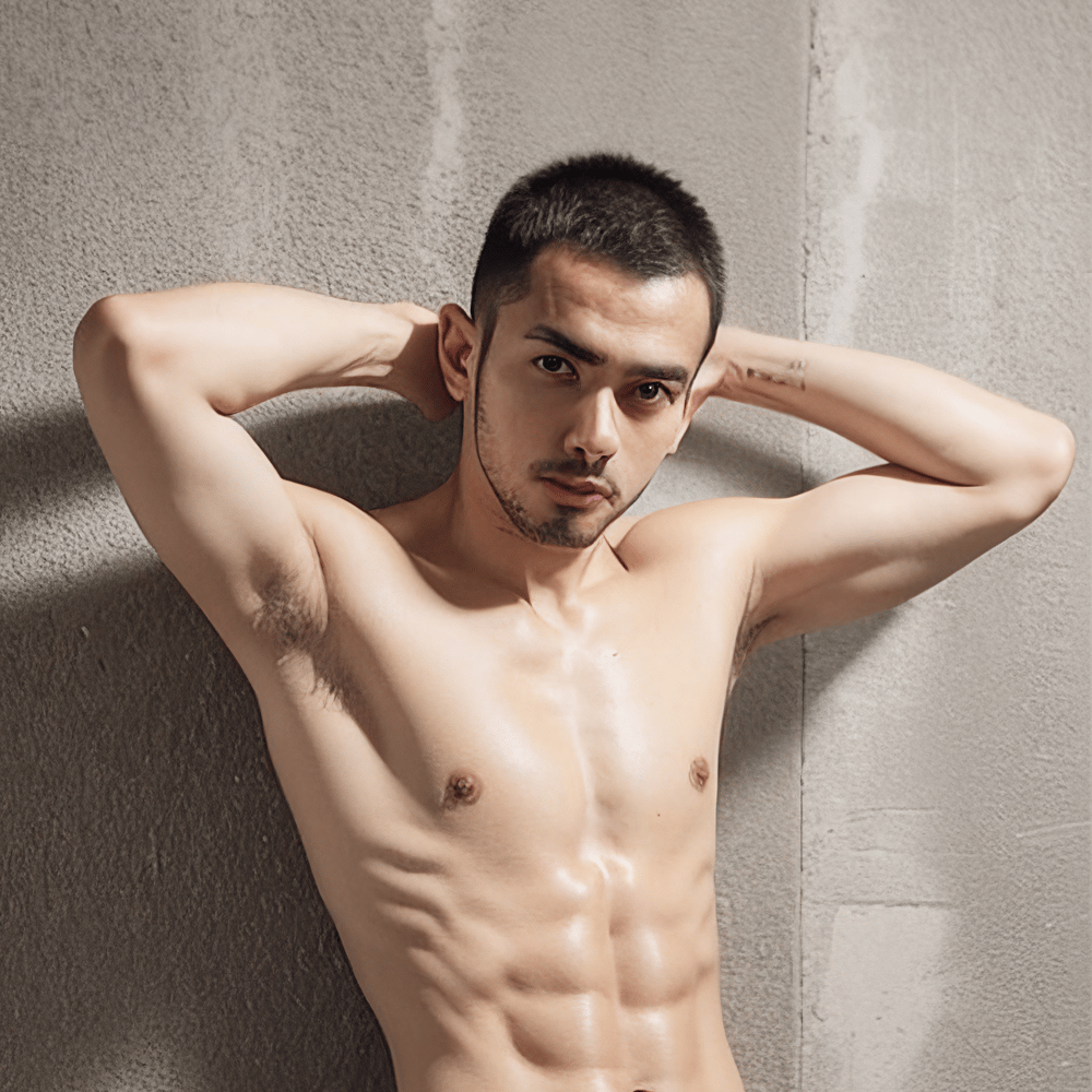 Skiny man - AI Modelのカバー画像