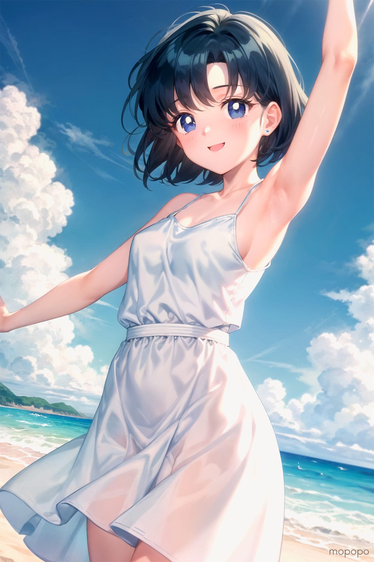 亜美ちゃんの夏 AI Art | PixAI