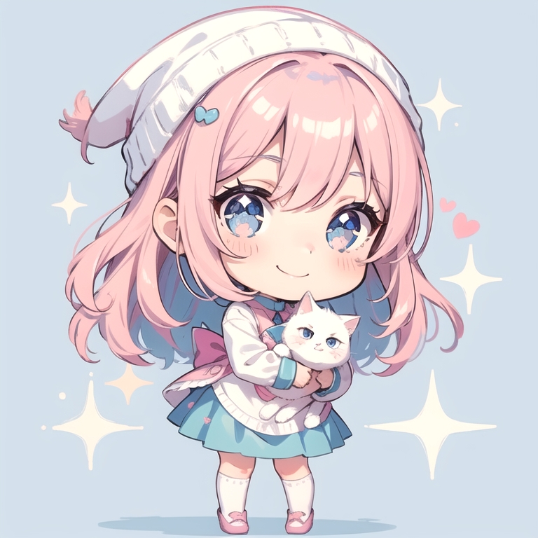 AI art "Cute girl ♡"