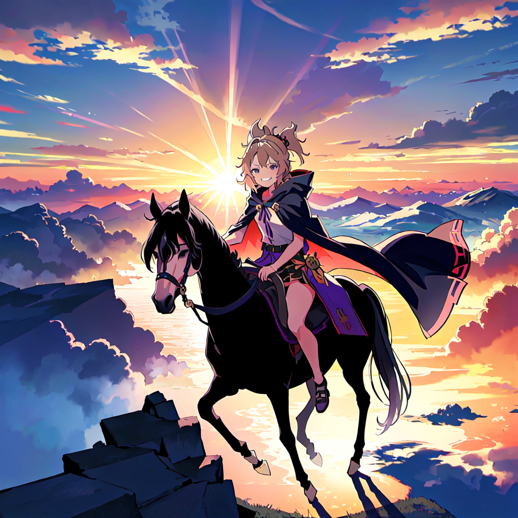 AI art "toyosatomimi no miko" featuring #Touhou Project