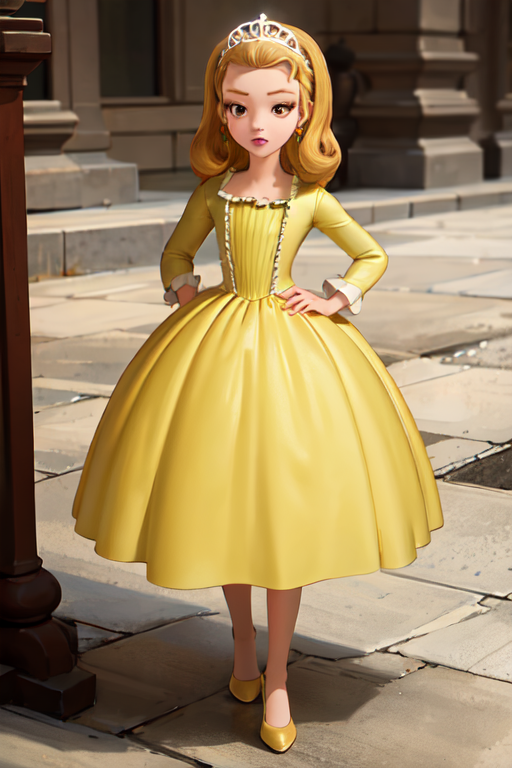 Princess Amber - Sofia The First - AI LoRA model on PixAI
