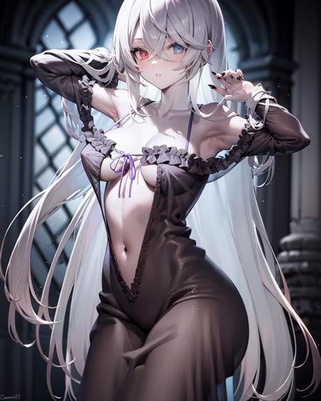 【Costume(Maybe)】Lila Decyrus's Nightgown (Moonlit Encounter) (Azur Lane) 莉拉·德西亚斯 睡袍 - AI Model cover image