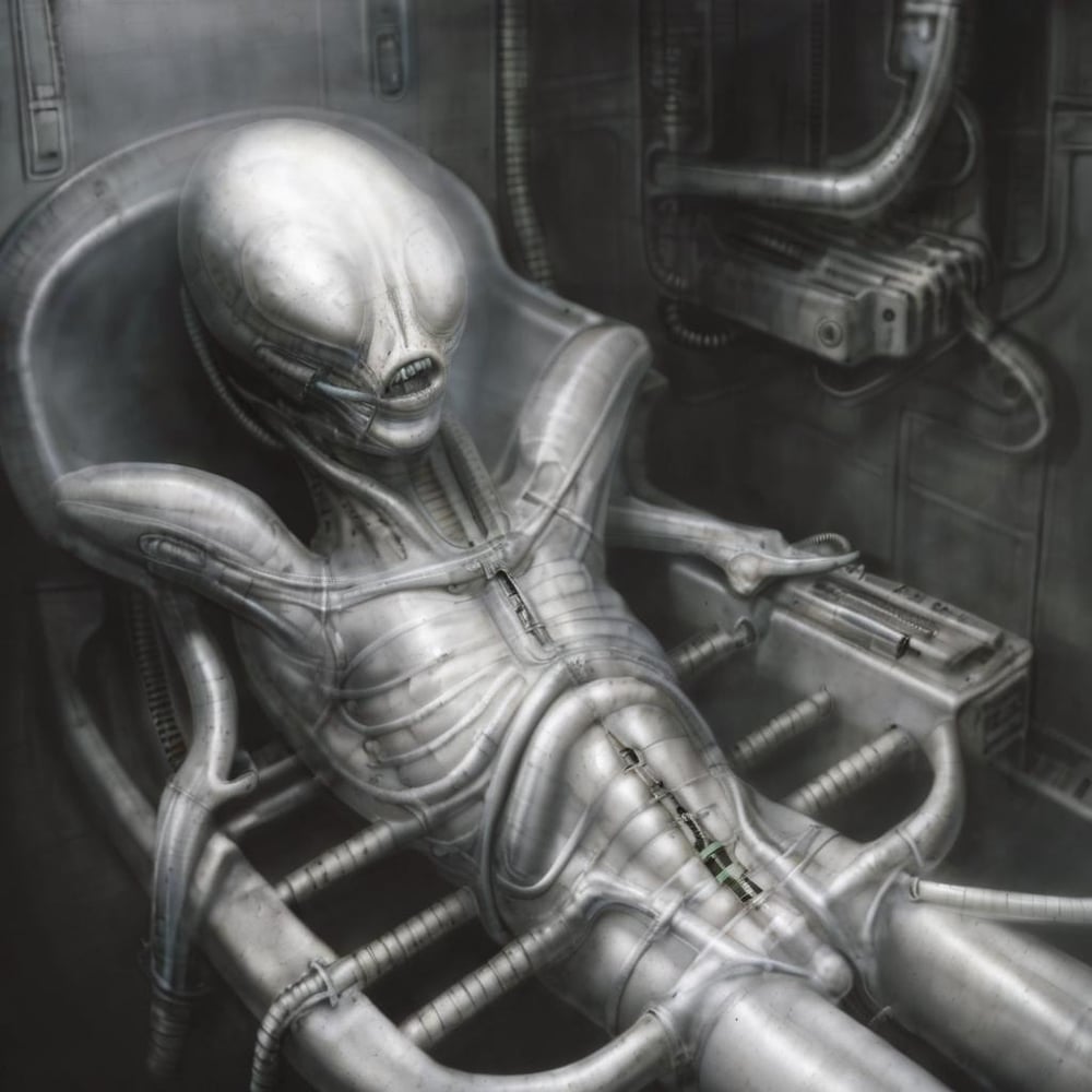 H. R. Giger SDXL 1.0 art style lora - AI LoRA model on PixAI