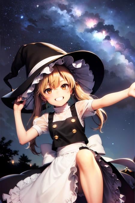 kirisame marisa (touhou) ☆ (v1.0) - AI LoRA model on PixAI