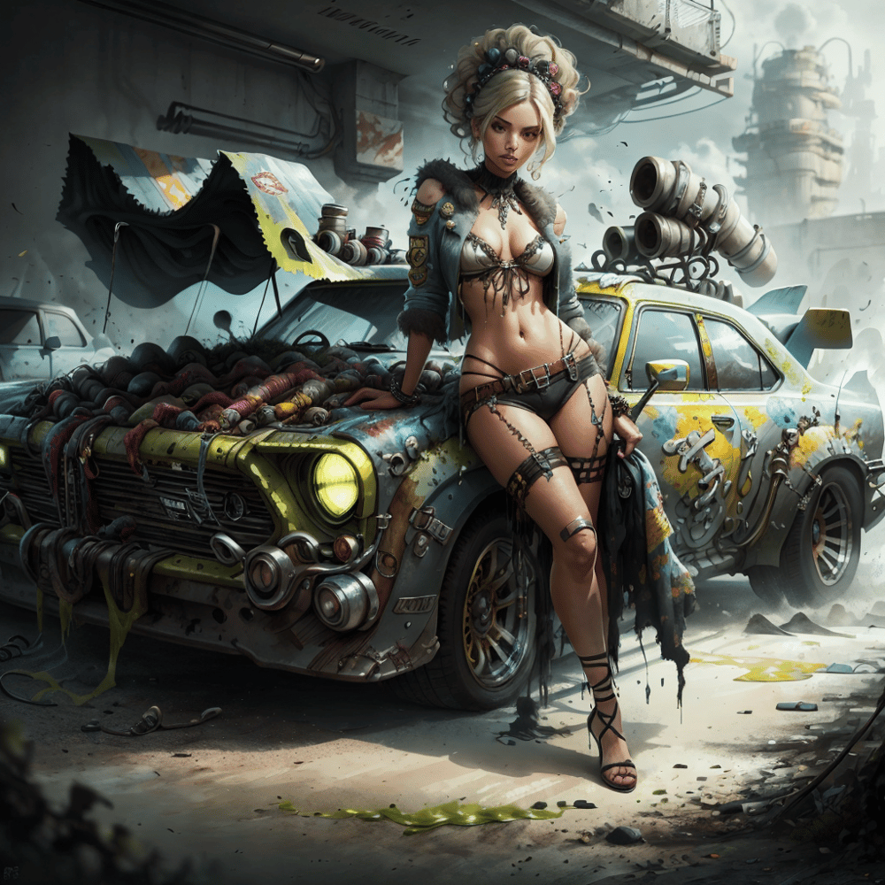 ToxicPunkAI Concept / ItSMagic / cyberpunk - AI LoRA model on PixAI
