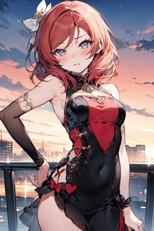 AI art "nishikino maki"