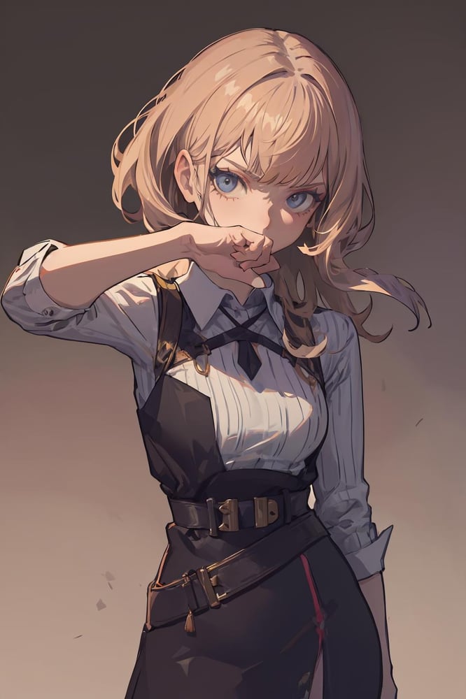 pose Wiping mouth - AI Model cover image