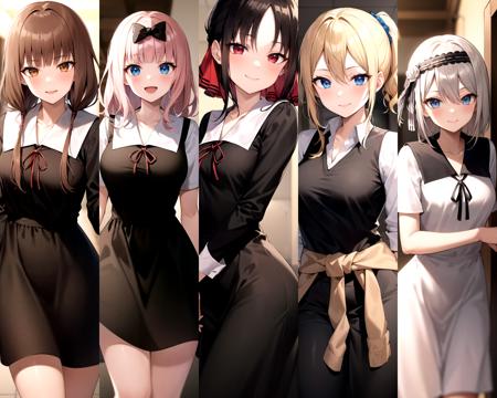 Love is War: Kaguya-sama wa Kokurasetai | 5 Girl pack: Chika, Hayasaka Ai, Miko, Kei - AI Model cover image