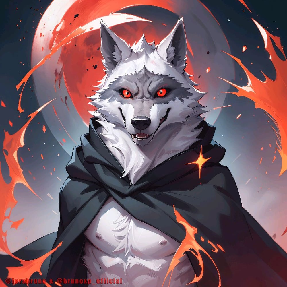 AI art "the ultimate death wolf"