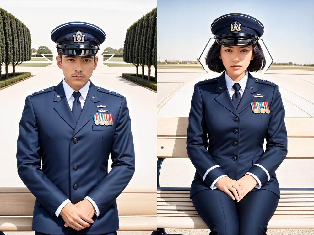 Airforce uniform - AI Model cover image