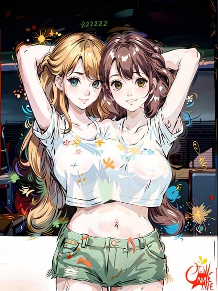 [Abnormal body lora] Conjoined twins (Improved) - AI Model cover image