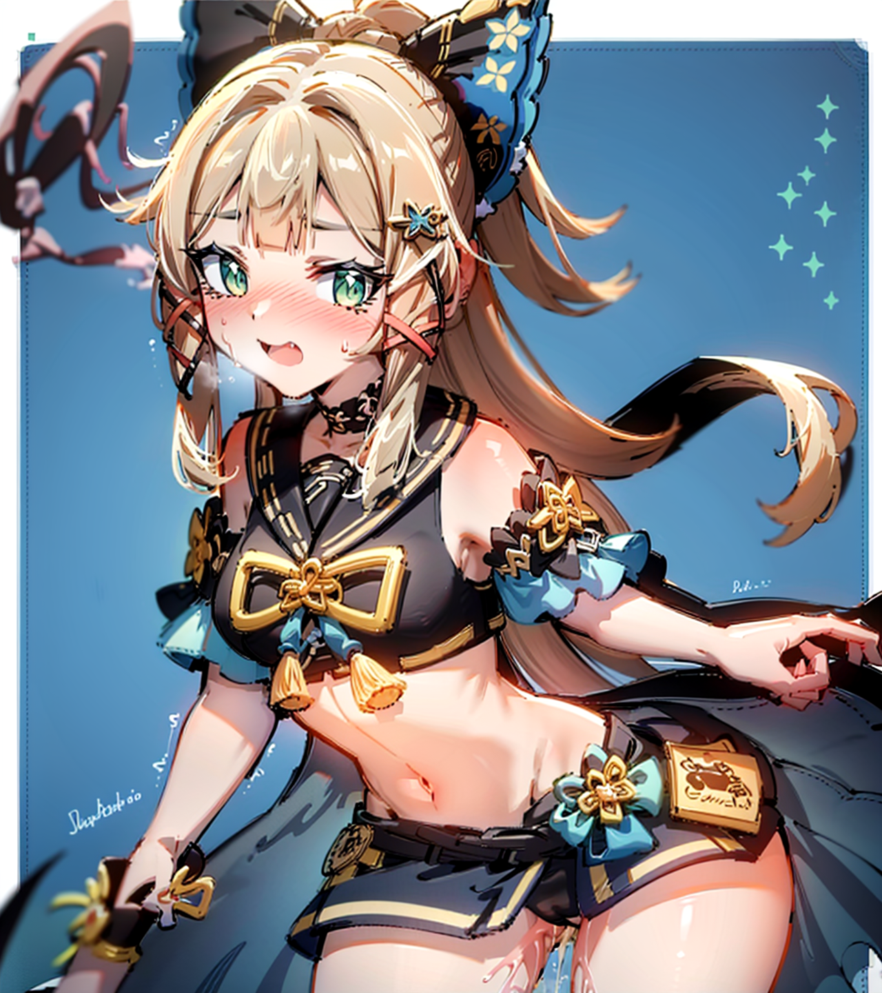 AI Art: Rune style Kirara peeing by @omorashi-arts | PixAI