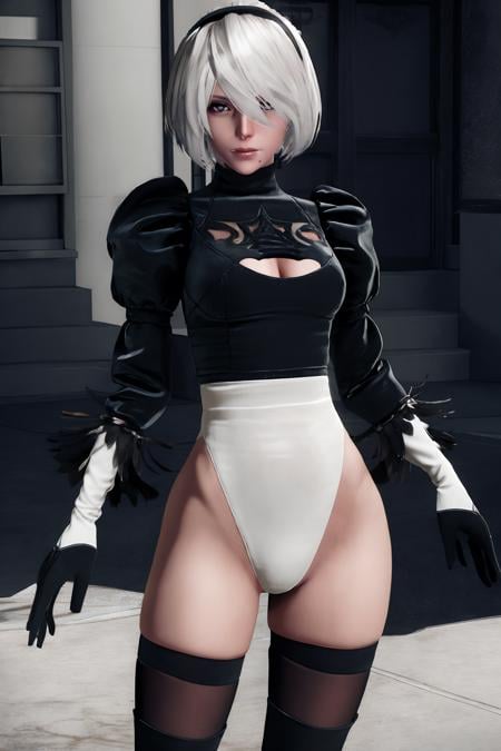 2B (‎YoRHa No.2 Type B) game style - AI Model cover image