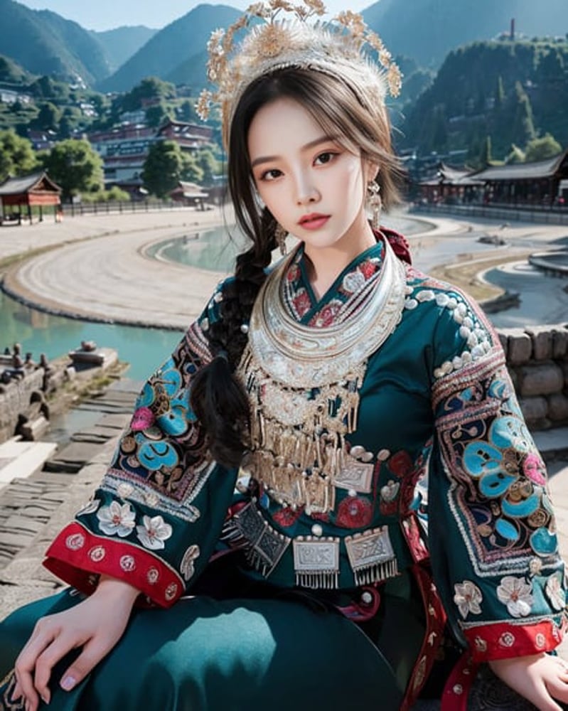 苗族服装 | Hmong costume Miao - AI Model cover image