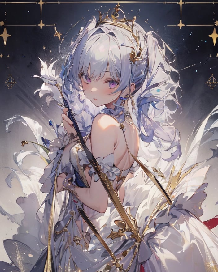 AI art "Virgo" for keywords Virgo, zodiac, 1girl