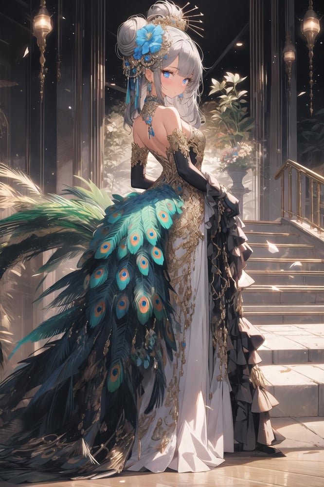 [LoRA] Peacock / 孔雀 /くじゃく Concept (With dropout & noise version) - AI Model cover image