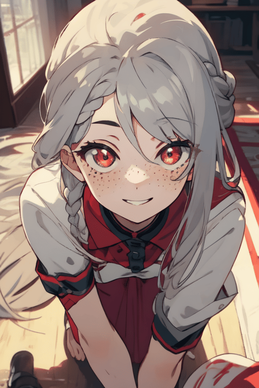 AI art "Silver Hair"