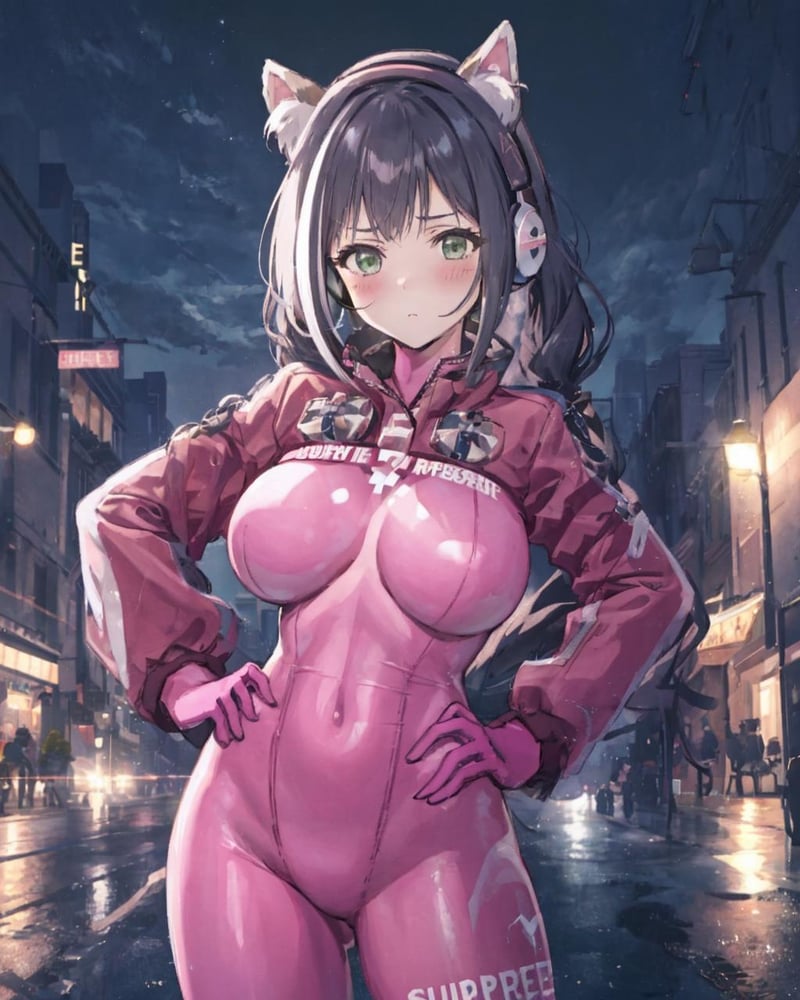 【Costume】【Cosplay】 Pink Bodysuit of Alice (Nikke) - AI Model cover image