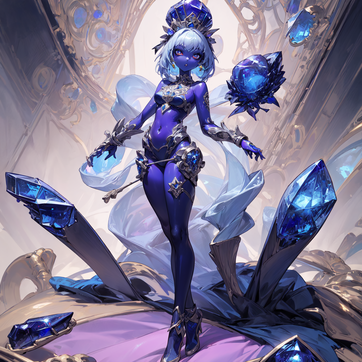 AI art "Girl" featuring #Original for keywords (best quality), (masterpiece), (detailed), (beautiful detailed eyes),