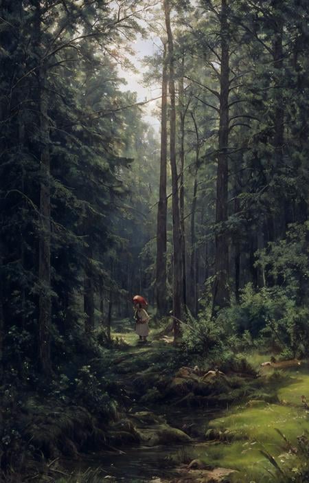 Shishkin landscape 希施金风景油画 - AI Model cover image