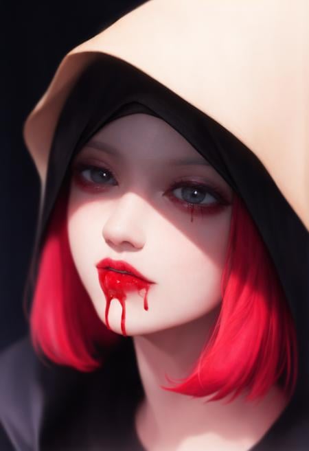 👍🏼 bloody mouth concept / / BodyModel / realistic style / anime Style - AI Model cover image