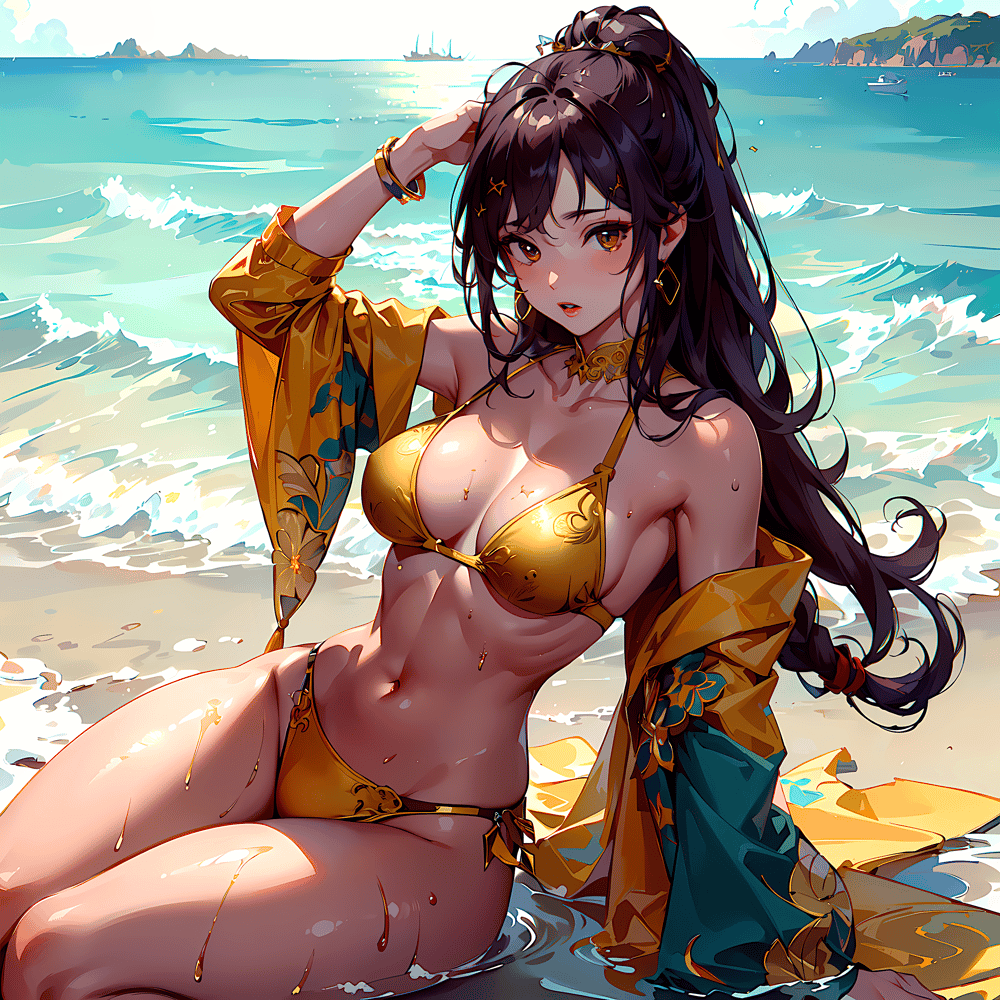 AI art "Summer Vacation"