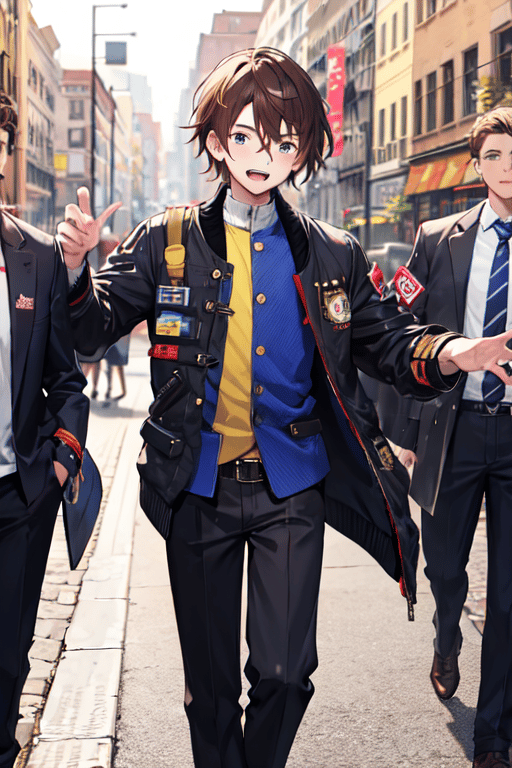 AI art "Supreme prince anime boy"