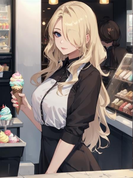 Hair Over One Eye - AI Model cover image