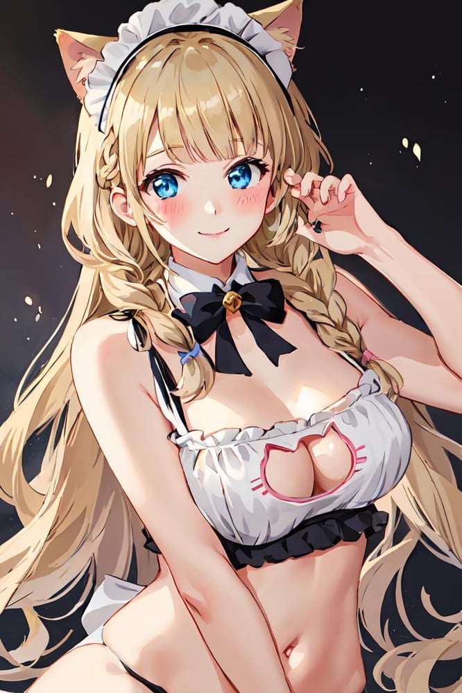 [LyCORIS] Cat Lingerie or Clothes - AI Model 커버 이미지