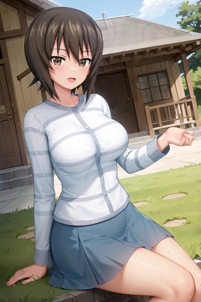 Girls und Panzer Nishizumi Maho - AI Model cover image